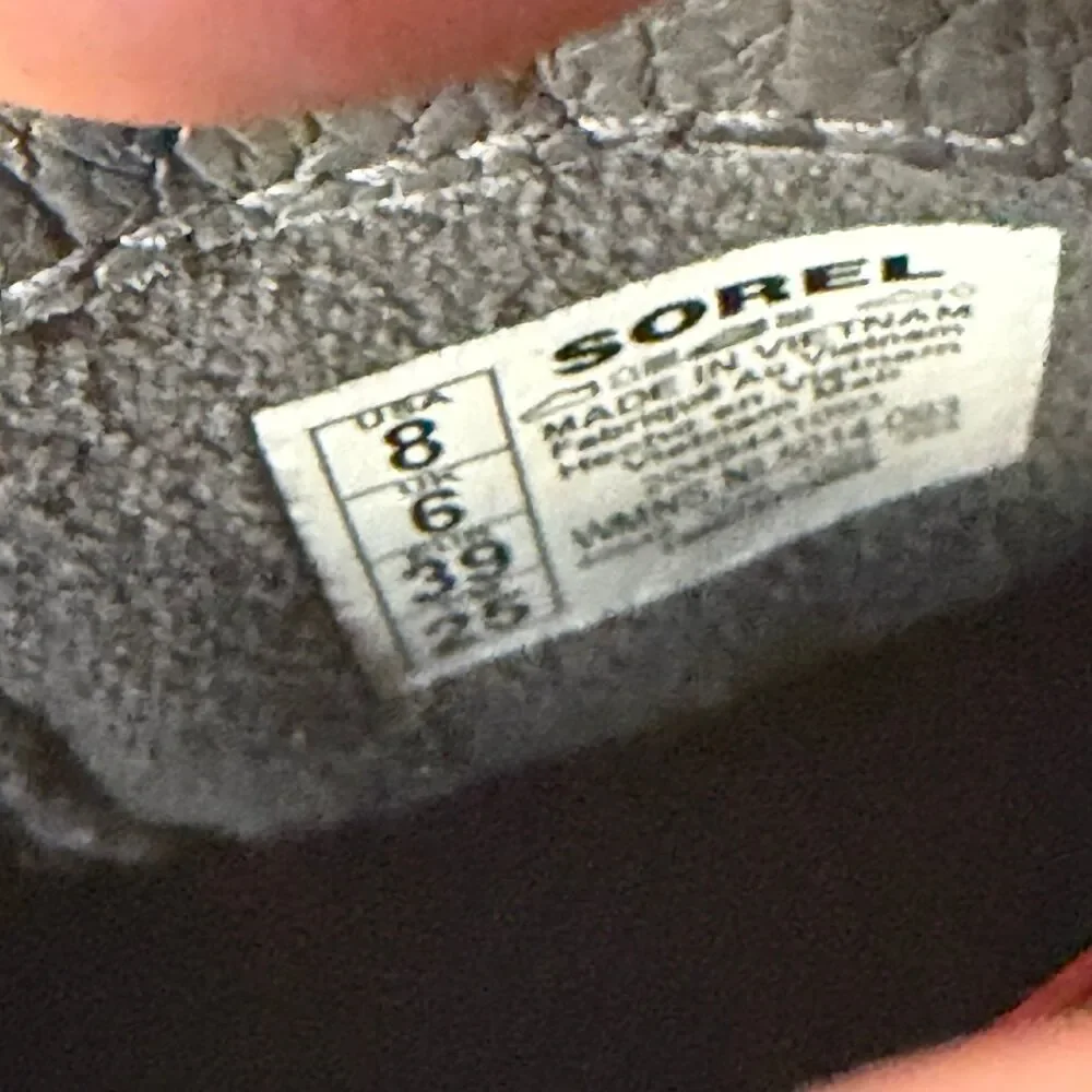 NWT SOREL 8 Caribou X Waterproof Leather Platform Chelsea Boots shoes NL5014-093 - Picture 7 of 8